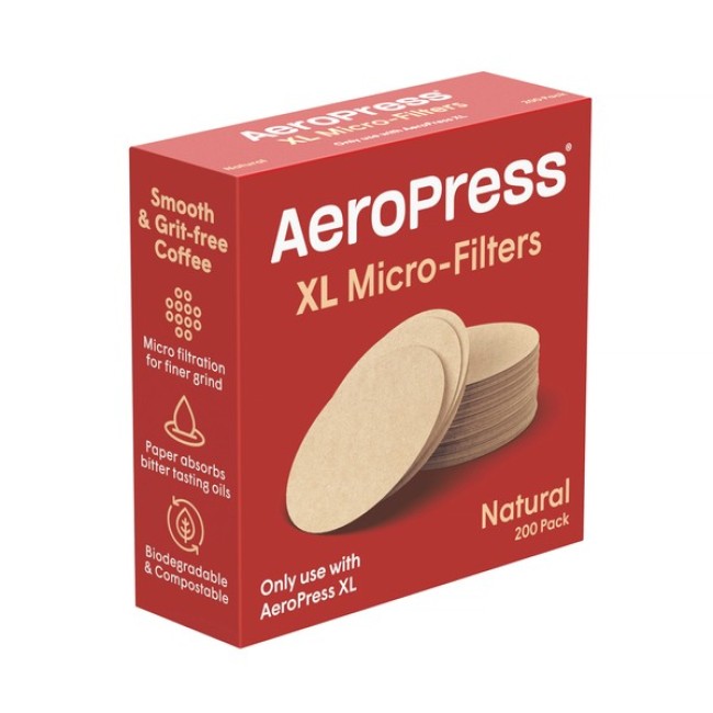 Filtre natural pentru AeroPress XL - 200buc - by Aerobie Inc