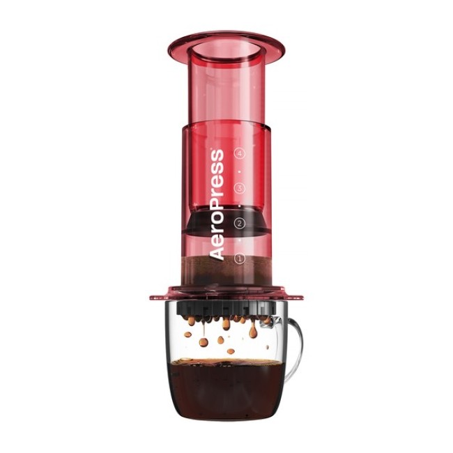 AeroPress - Clear Red Coffee Maker - Editie Limitata