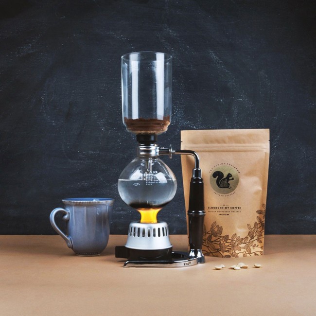 HARIO Coffee Syphon "Technica" 5 Cup - Coffee Syphon - Vacuum Pot + Accesorii