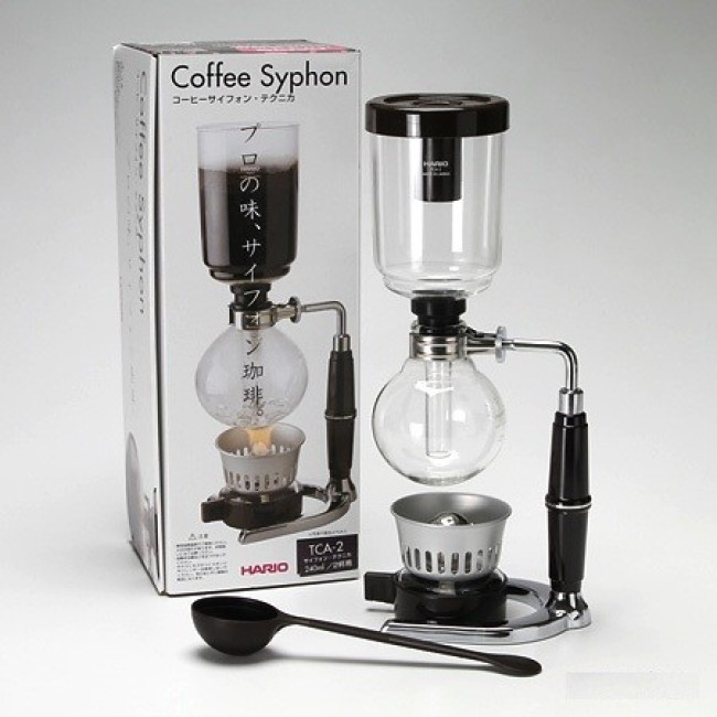 HARIO Coffee Syphon "Technica" 2 Cup - Coffee Syphon - Vacuum Pot + Accesorii