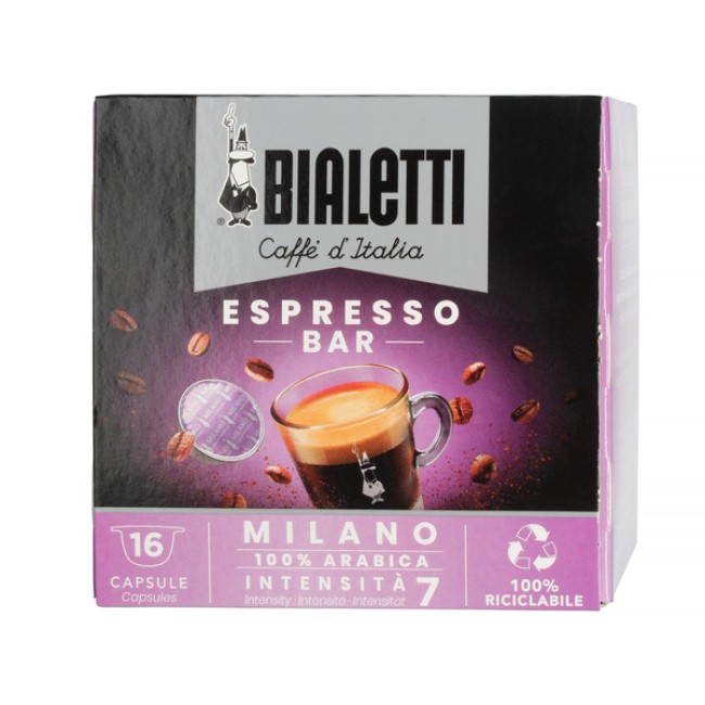 Bialetti - Milano - 16 Capsules - Capsule Cafea