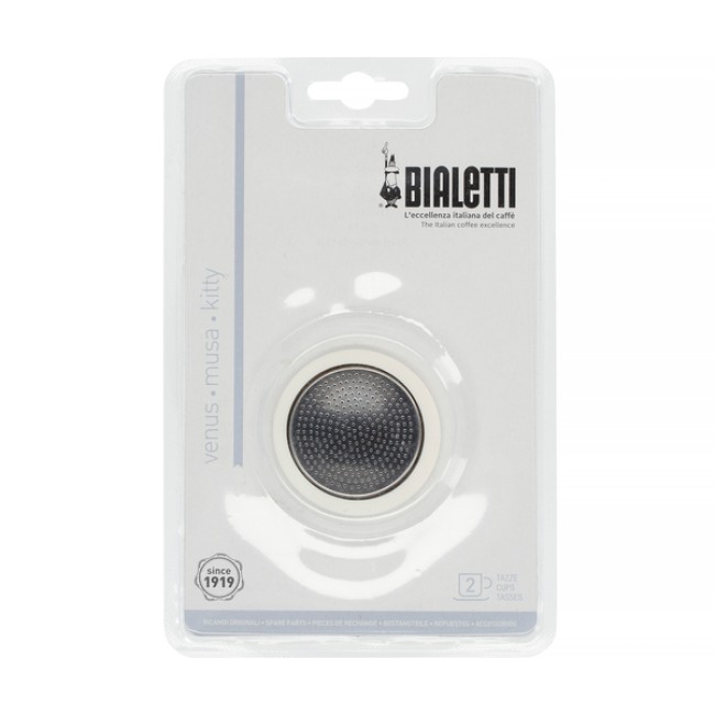 Bialetti - Seal + Sieve for Bialetti 1-2tz Steel Coffee Makers - Piese si Consumabile Bialetti