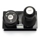 Bravo Acrylic Tamper and Distributor Stand - Negru Lucrios - Tamper Cafea