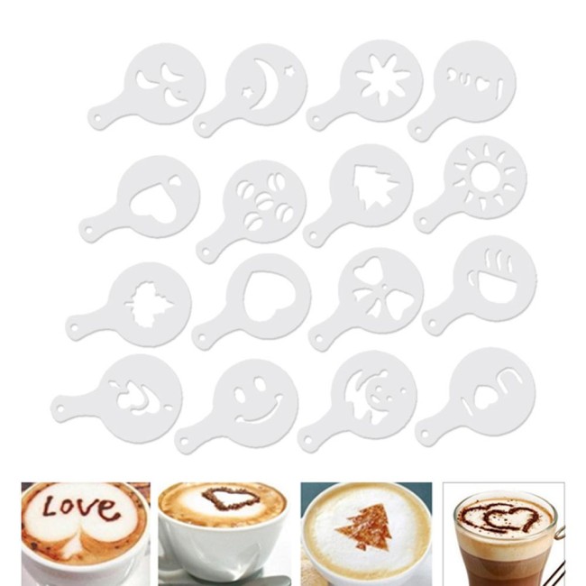 Decor Cappuccino - SET16buc - Decor Cafea / Latte Art