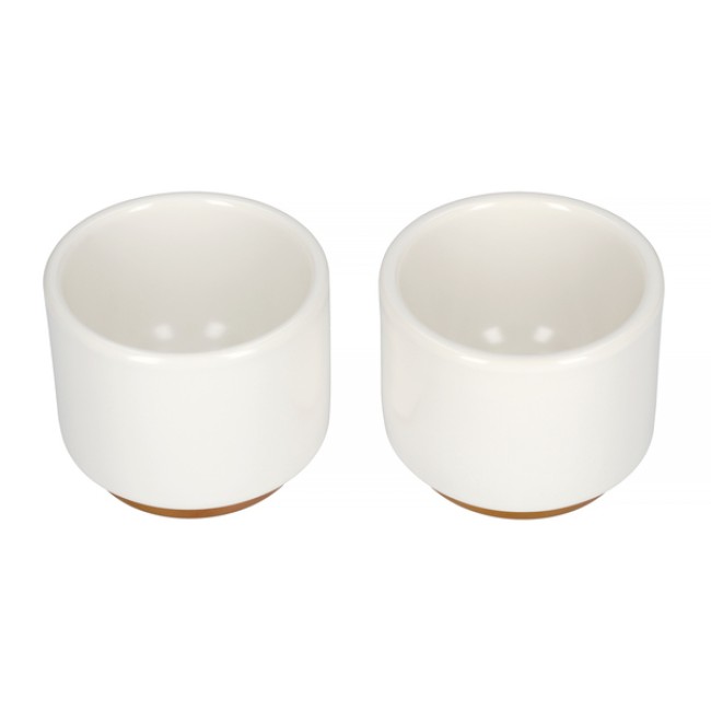 Fellow Monty Espresso Cup - White - 90 ml (3oz) - Set of 2 - Monty/Joey/Junior Cups - Fellow