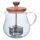 HARIO Teaor Wood - Ceainic sticla - 700ml - Teaware and Accessories