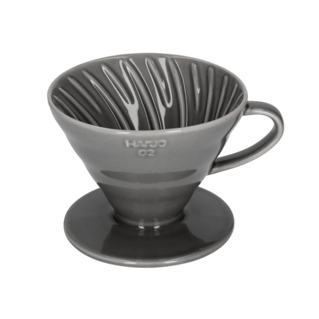 Hario V60-02 Ceramic Coffee Dripper Gray - Hario