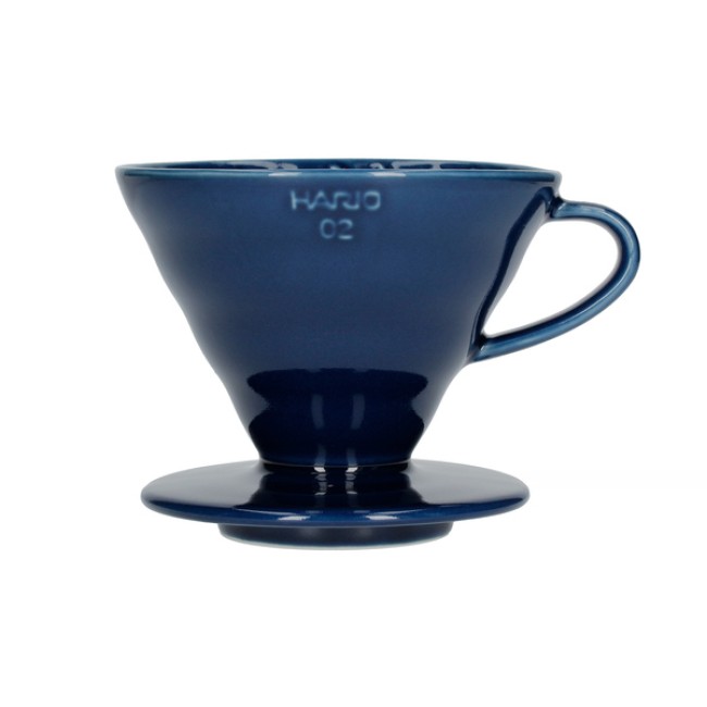 Hario V60-02 Ceramic Coffee Dripper Indigo Blue - Hario