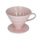 Hario V60-02 Ceramic Coffee Dripper Pink - Hario