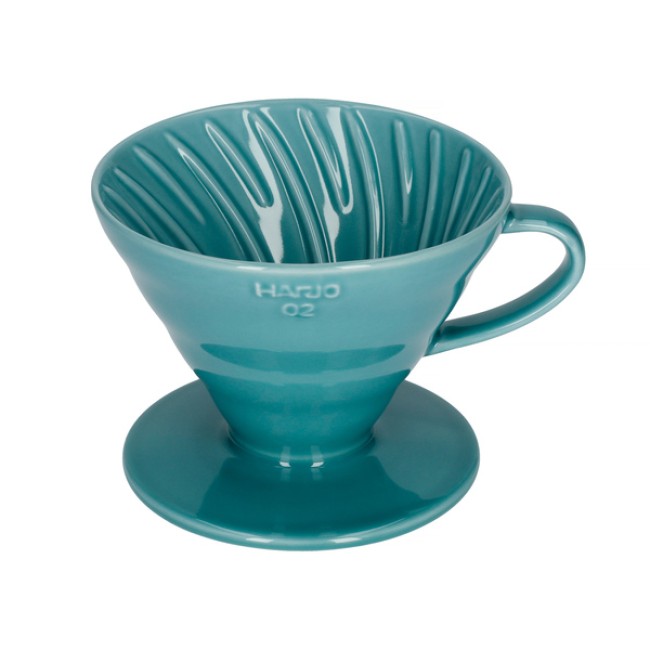 Hario V60-02 Ceramic Coffee Dripper Turquoise Green - Hario