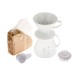 Hario V60 Dripper & Pot White + GRATUIT: Coffee freshly roasted by BCR (1 punga) - V60 Brew Kits