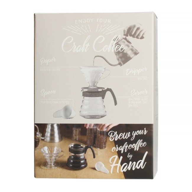 HARIO V60 Pour Over Kit + GRATUIT: Coffee freshly roasted by BCR (1 punga) - V60 Brew Kits