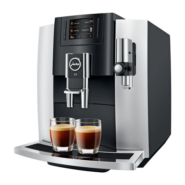 Jura - E8 Dark Inox (EB) + 1Kg Cafea Barshaker Coffee Roasters GRATUIT! - Automate JURA