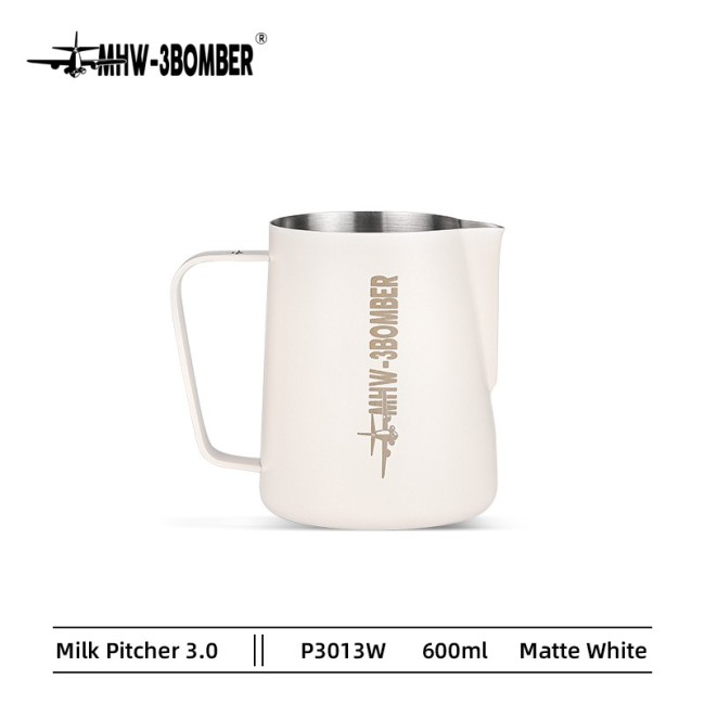 MHW-3BOMBER - Milk pitcher 3.0 - Matt White - 600ml