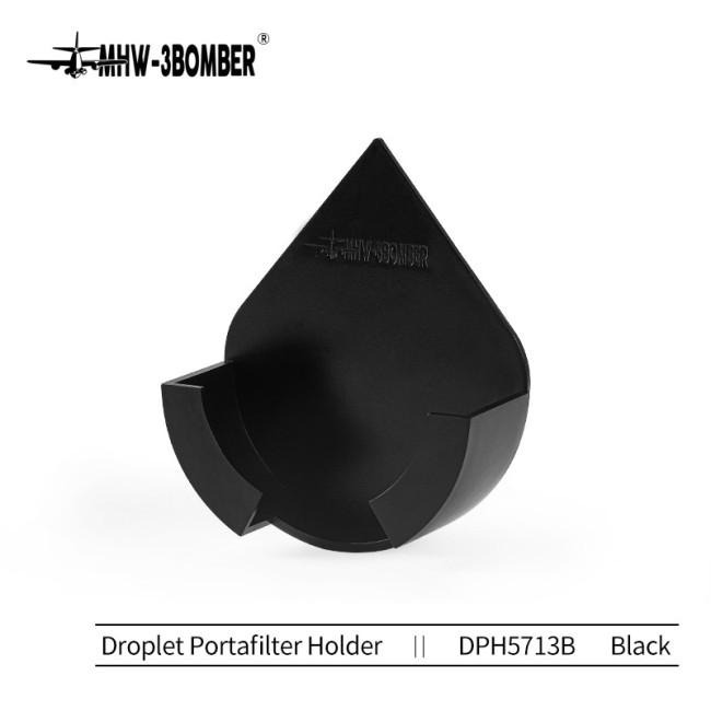 MHW-3BOMBER - Droplet Portafilter Holder - Black