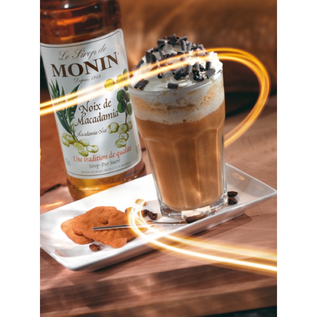 Sirop Monin pentru Cafea - Noix de Macadamia - 0.7L - Sirop Monin