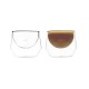 Kruve - Imagine Milk Glass 200ml - Set of two - Servire Cafea ( Coffee Server and Glass )