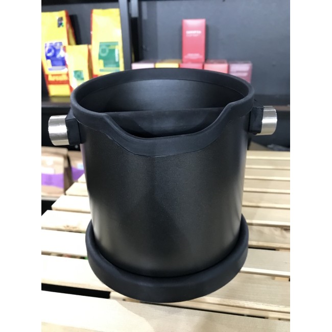 Knock Box Deluxe Round - Ø 17 cm - Black - Knock Box - Knock Box Deluxe Round - Ø 17 cm - Black - Knock Box