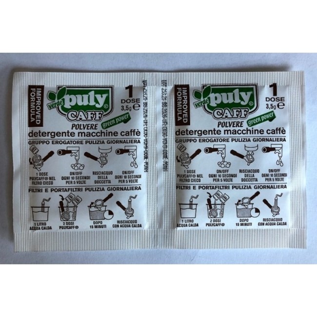 Puly Caff Verde Coffee Machines Cleaner Powder 20 pcs/3,5g Puly Caff Verde Coffee Machines Cleaner Powder 20 pcs/3,5g