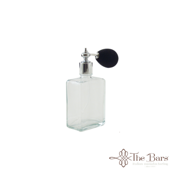Spirit atomizer - Bulb Glass Bottle Square 100ml - The Bars - N002