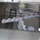 Mașină de Spălat Pahare - 35 x 35 cm - cu Pompă de Scurgere, Pompă de Clătire și Pompă de Săpun - Afișaj Digital - 230V