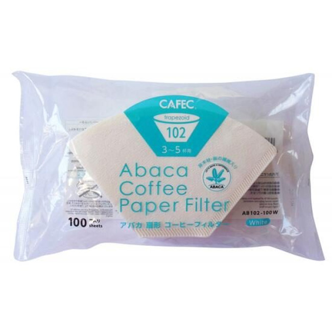 Cafec Abaca Trapezoid Paper Filter Size 04