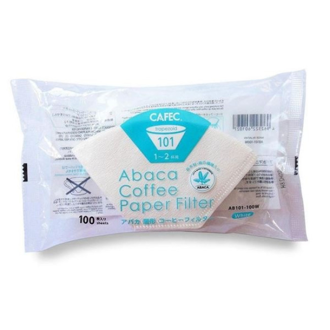 Cafec Abaca Trapezoid Paper Filter Size 01