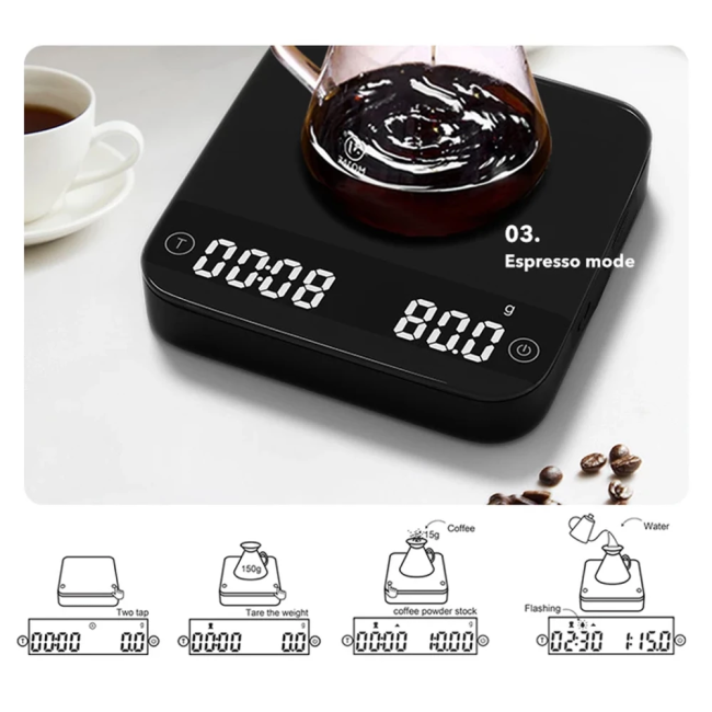 Cantar Barista 2000g - 0,1g - K111EB