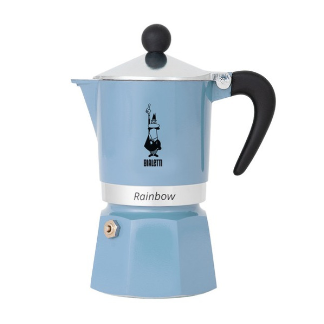 Bialetti Moka Pot Rainbow - Light Blue 3tz