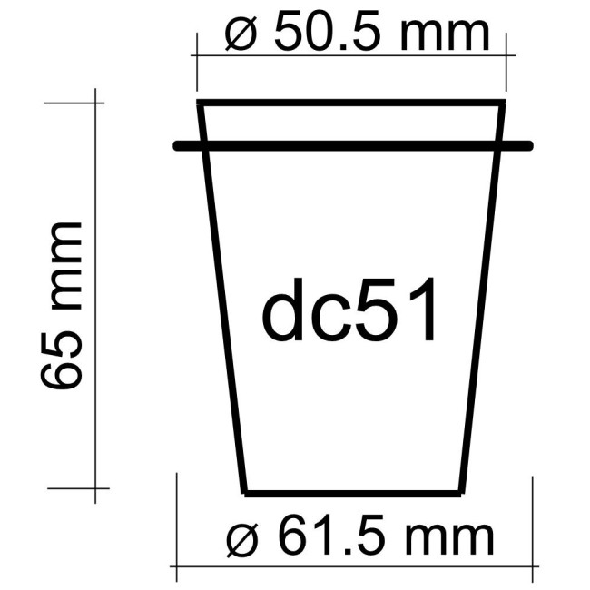 Coffee Dosing Cup Ø51 - [Joe Frex]