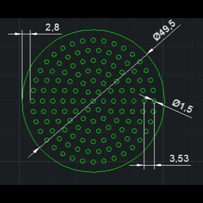 Puck Screen 51/0.8mm - PSU