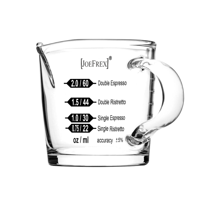 Espresso Shot Glass with Double Spout 60ml - [Joe Frex]