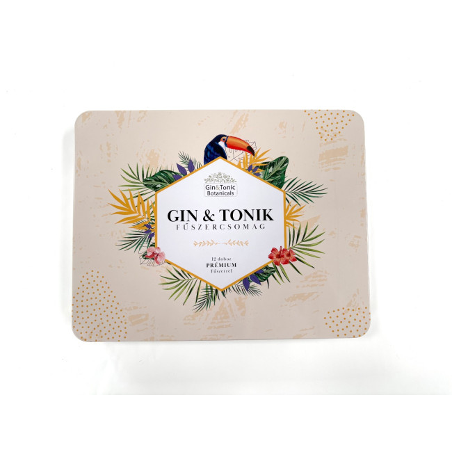 Mix cu 12 condimente in cutie metalica - 77.5 g - Gin&Tonic Botanicals Mix cu 12 condimente in cutie metalica - 77.5 g - Gin&Tonic Botanicals