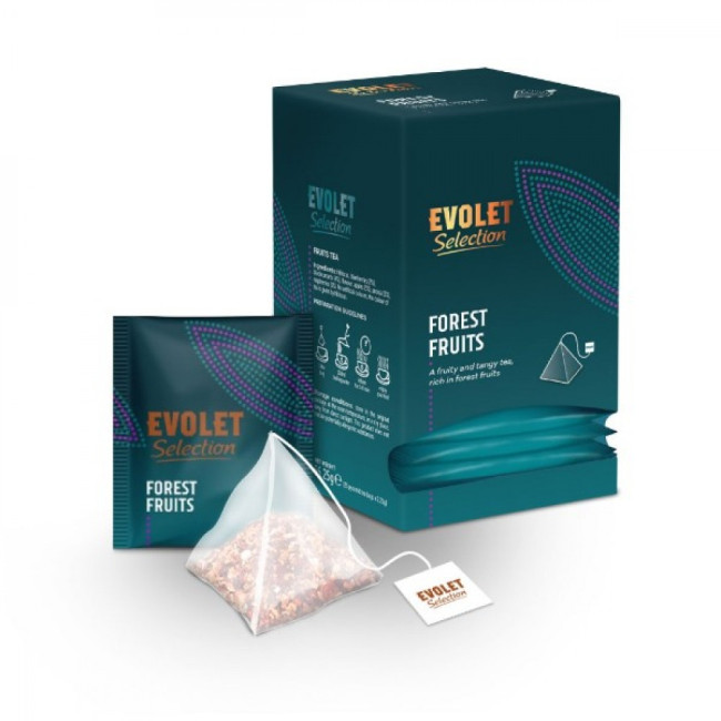 Ceai Evolet Selection Forest Fruit - piramida 25 x 2.25g Ceai Evolet Selection Forest Fruit - piramida 25 x 2.25g