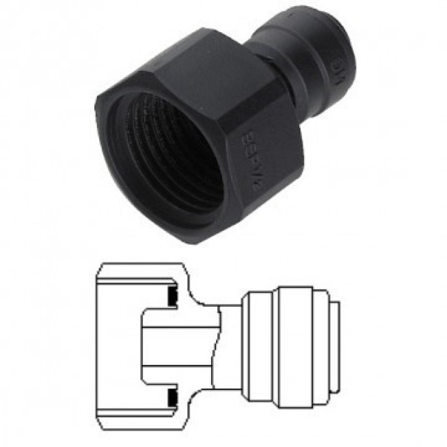 Adaptor 6MM x 1/2 Adaptor 6MM x 1/2