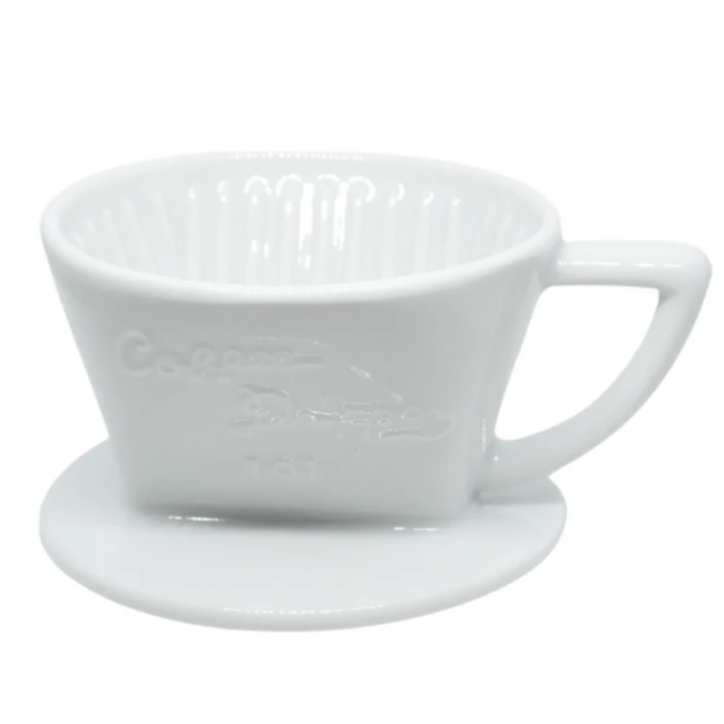 Cafec Arita Trapezoid Dripper 01 White Cafec Arita Trapezoid Dripper 01 White