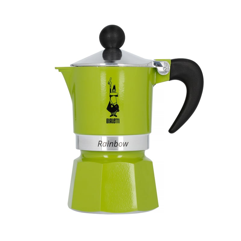 Bialetti Moka Pot Rainbow - Green 1tz