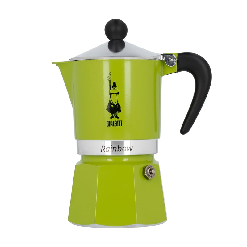Bialetti Moka Pot Rainbow - Green 3tz