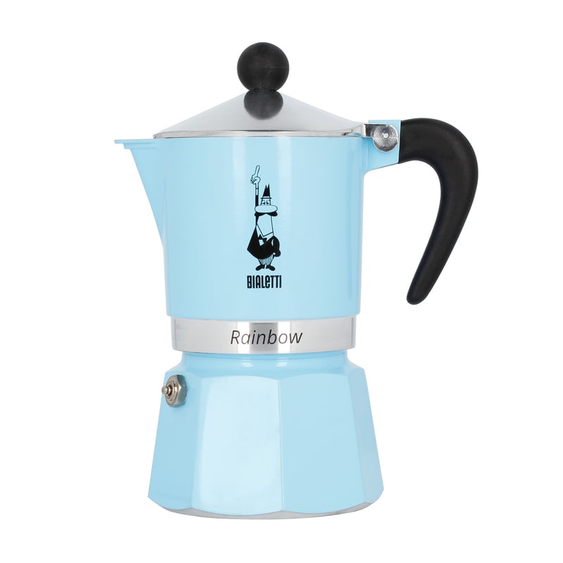Bialetti Moka Pot Rainbow - Light Blue 3tz