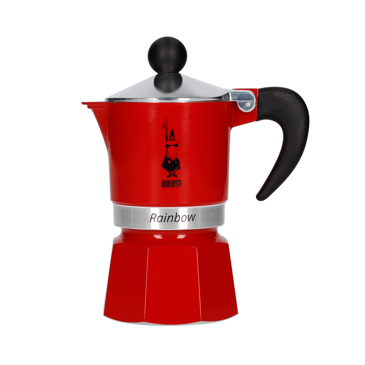Bialetti Moka Pot Rainbow - Red 1tz