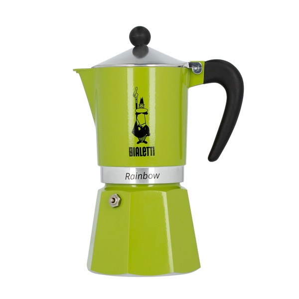 Bialetti Moka Pot Rainbow - Green 6tz